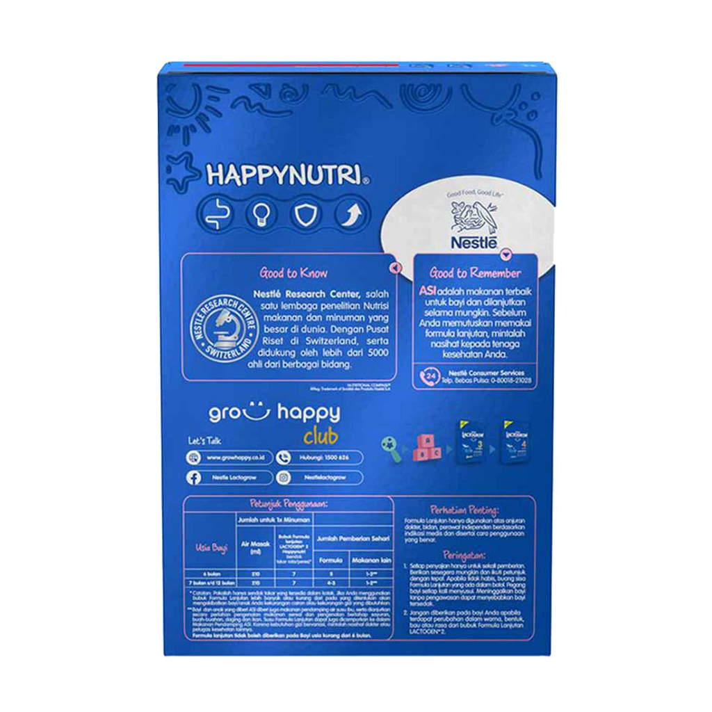 Nestle Lactogen DHA/ Susu Formula Bayi/ Susu Bubuk/ 350gr
