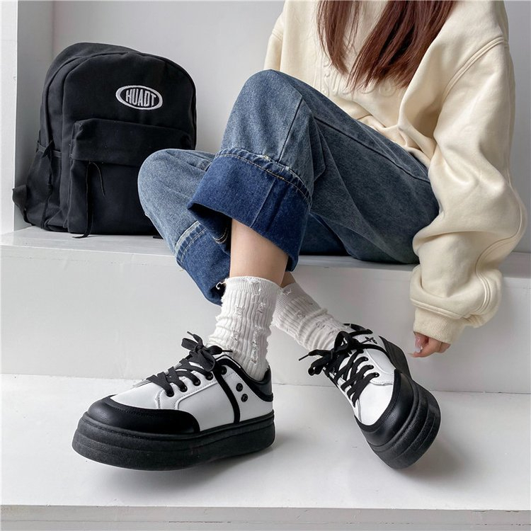 Zealo.Shoes 250 Sepatu Sneakers Wanita Fashion Korea Import Sport Shoes Krem