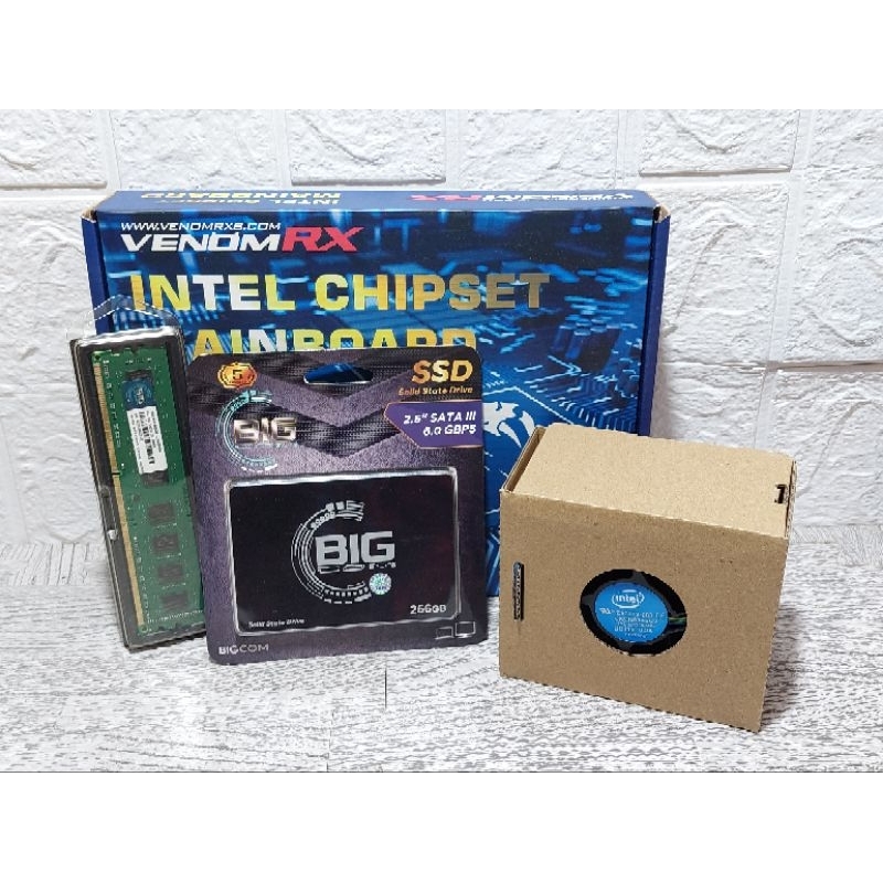 Paket Core i5 3470 / Mobo H61 VenomRx / Ram Ddr3 8Gb / Ssd 256Gb