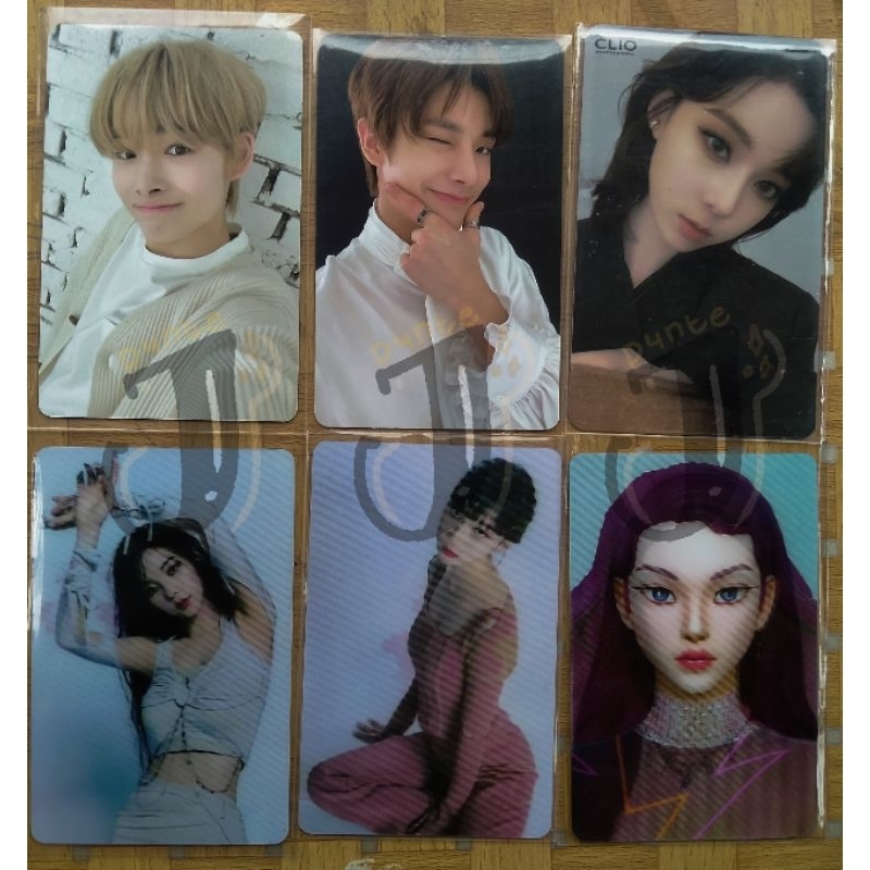 photocard pc niki jake winter karina enhypen aespa lenticular synk dive hallucination quest sg21