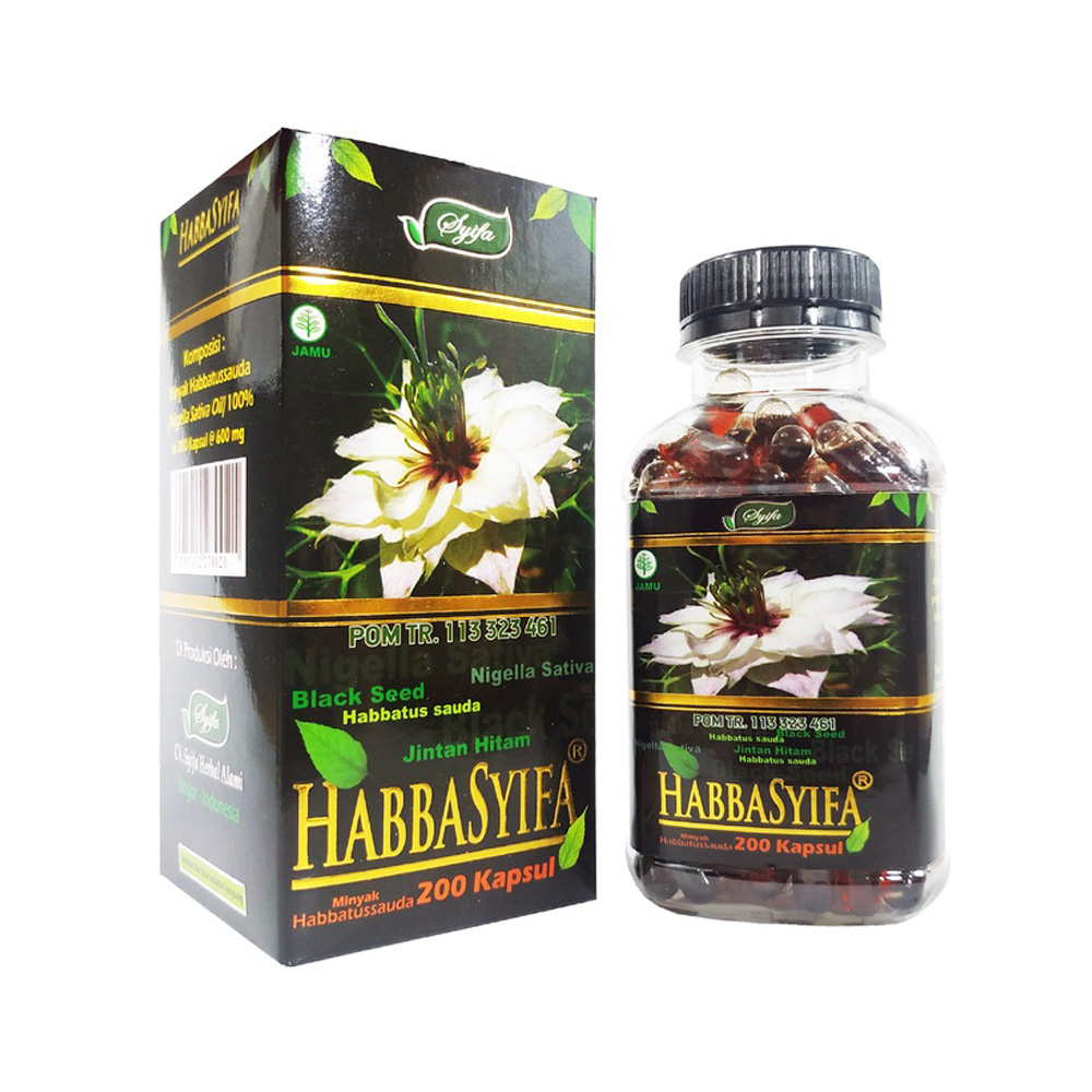 

HABBASYIFA OIL 200 KAPSUL | MINYAK HABBATUSSAUDA exp31/07/2025