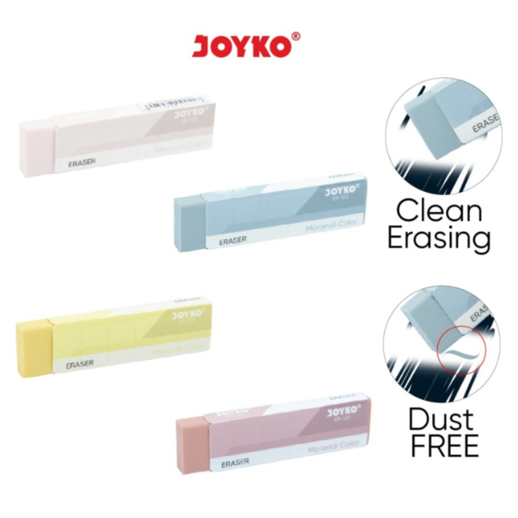 

Penghapus / Stip / Eraser Joyko B30 Warna Tanggung ER-123