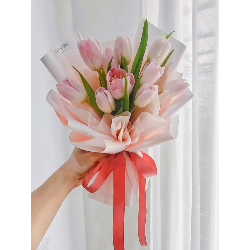 BUNGA TULIP | BOUQUET BUNGA | BUNGA ASLI | TULIP BOUQUET