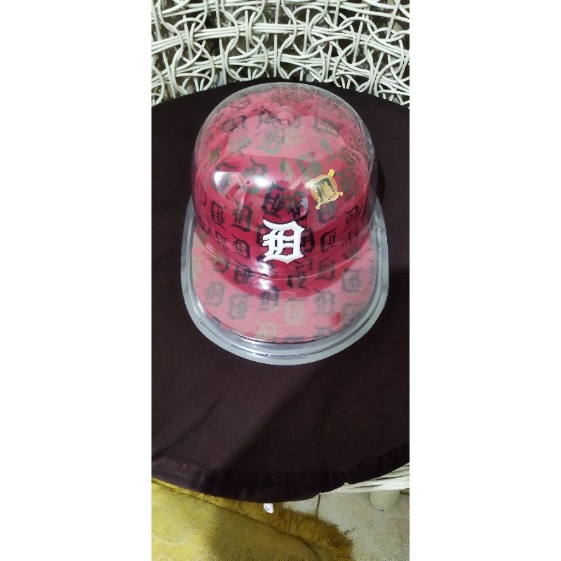 Topi Kolektor New Era x MLB Merah Edisi Logo D / Detroit