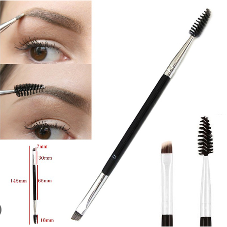 Kuas Alis bulu mata / Eyebrow Brush 2 in 1 Sikat Dan Kuas henna alis brush