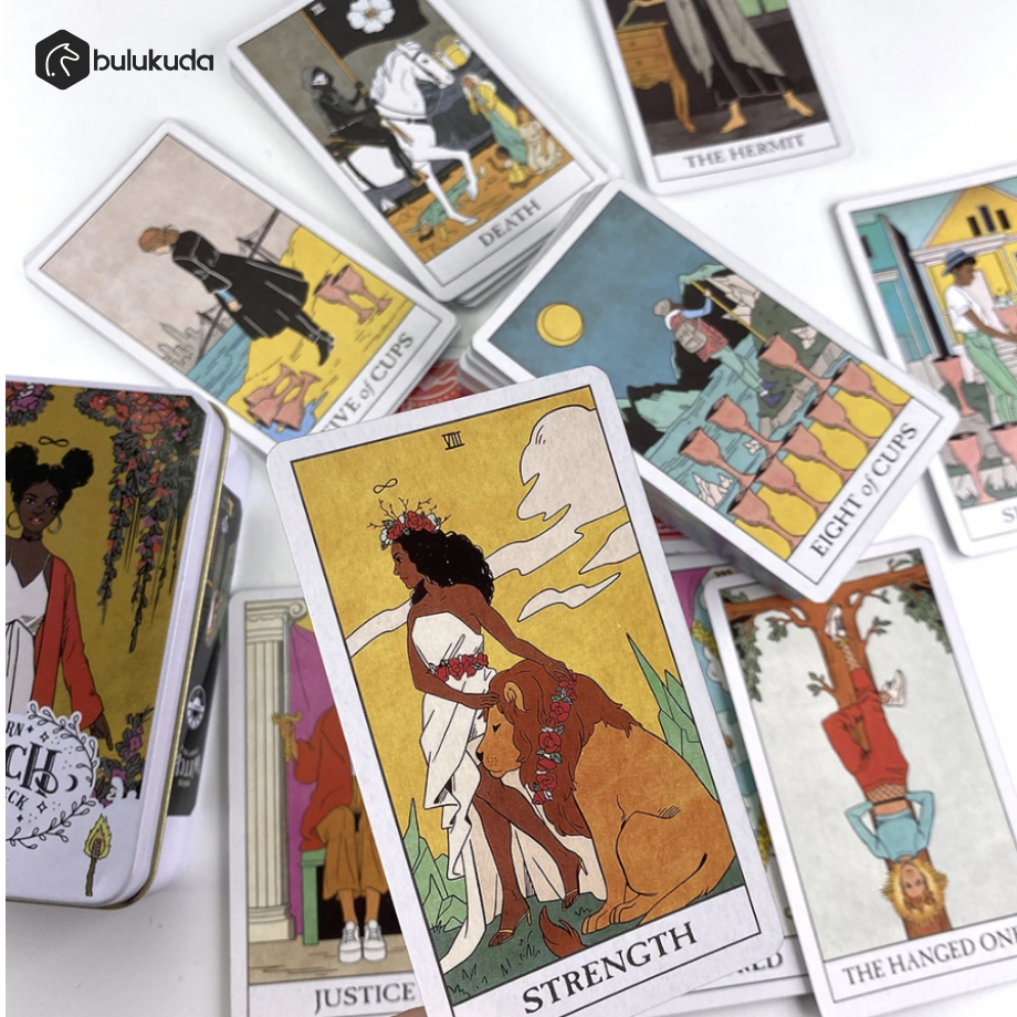 Iron Box Kotak Besi 78 Sheets Modern Witch Tarot