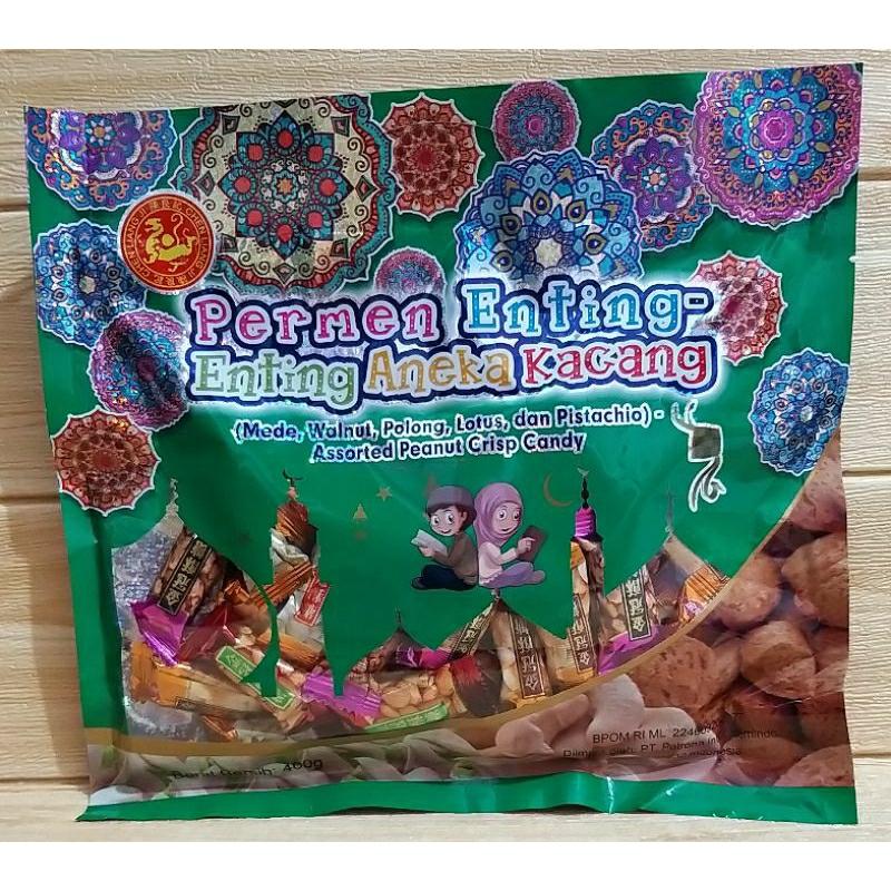 ✔MURAH Pemen Ting Ting Lebaran  Kacang Mede - Lotus - Walnut - Pistachio 400gr / Enting Enting / Ting2