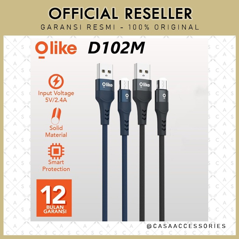 Olike D102M Micro USB Kabel Data Cable 1M Braided Fast Charging D102