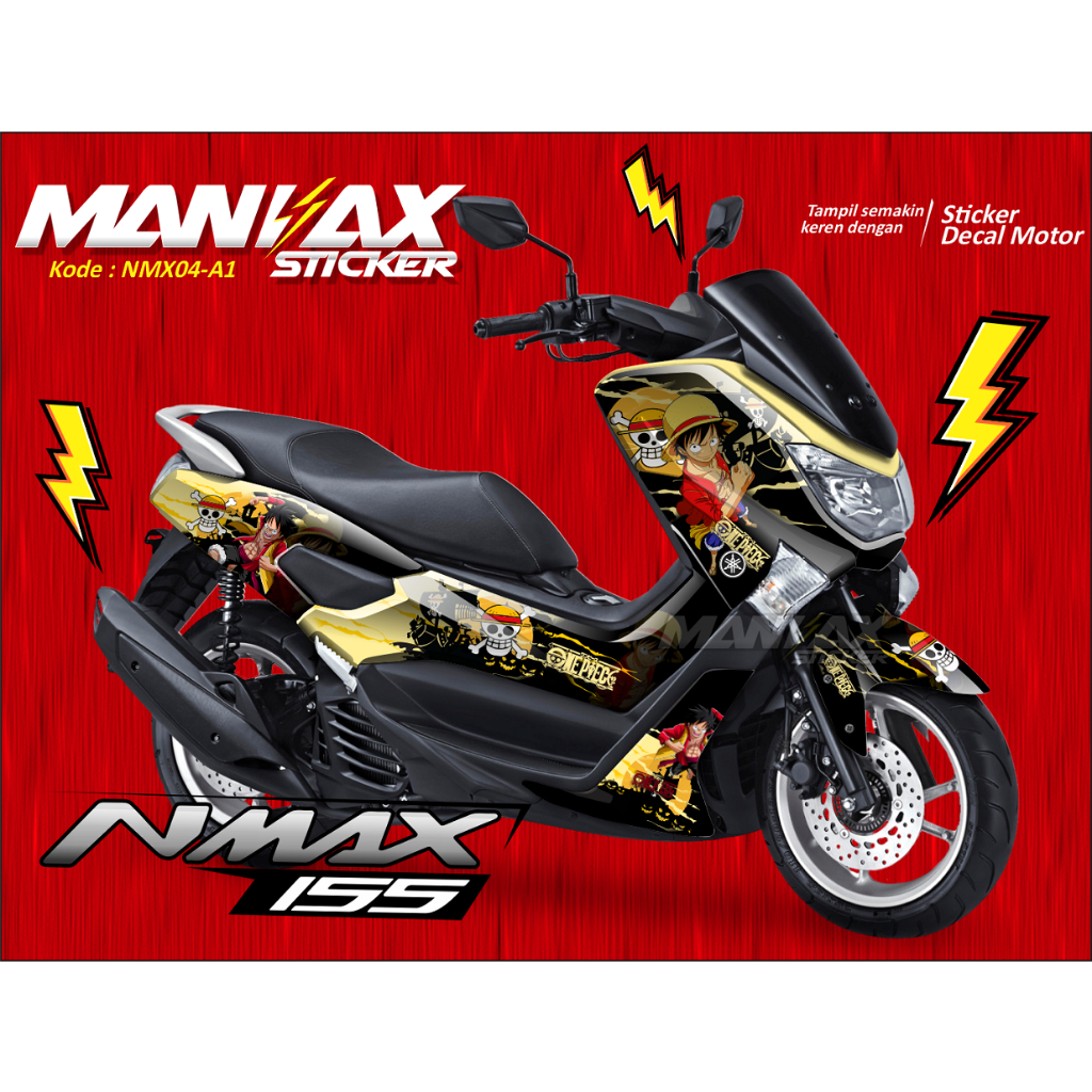 DECAL NMAX FULL BODY - MOTIF ONE PIECE