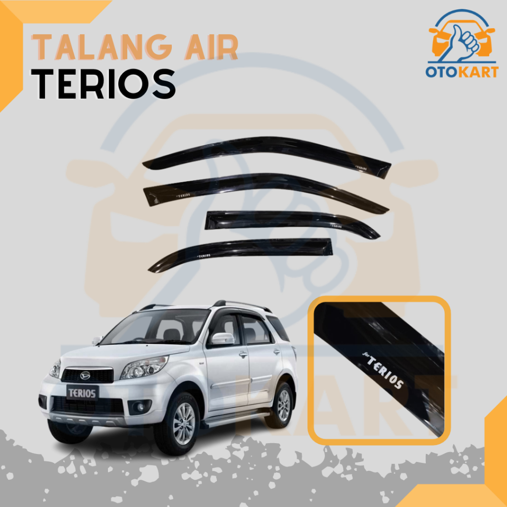 Talang Air Mobil Terios / Talang Air Terios Slim