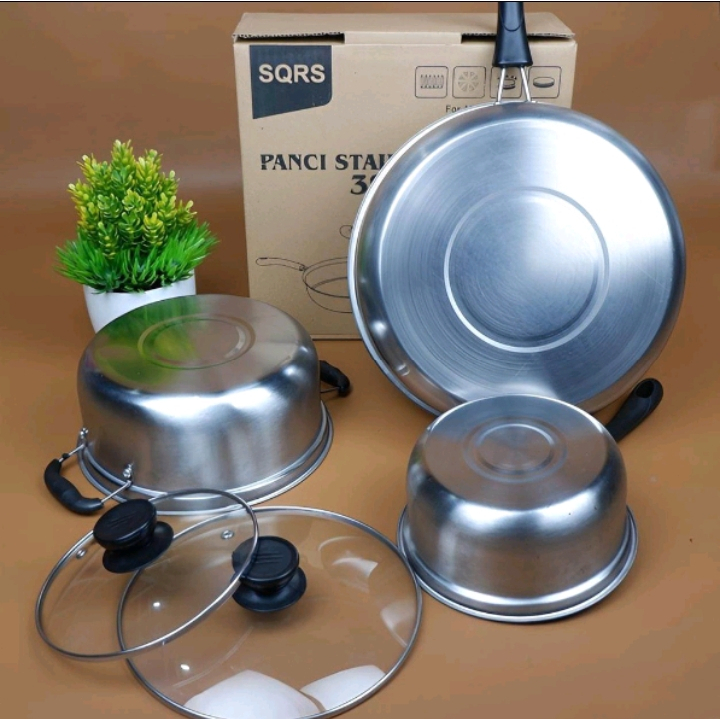 PANCI SQRS STAINLESS Set 3 in 1