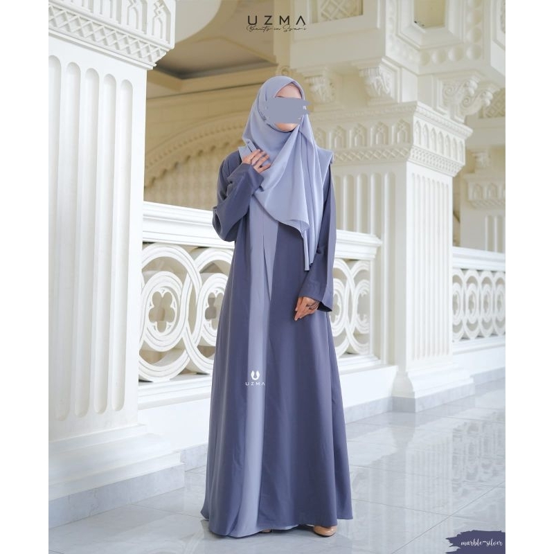 Zella Abaya original Uzma hijab || abaya busui || abaya cantik || abaya wolfis premium
