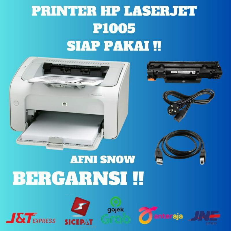 Printer Hp Laserjet P1005 Siap Pakai Toner Catridge 35A