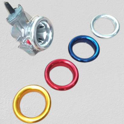 Velocity Donatan Karburator Warna Merah Gold Silver Biru Velocity Corong Carburator Karbu Model Donat Tipis Warna Merah Kuning Putih Biru