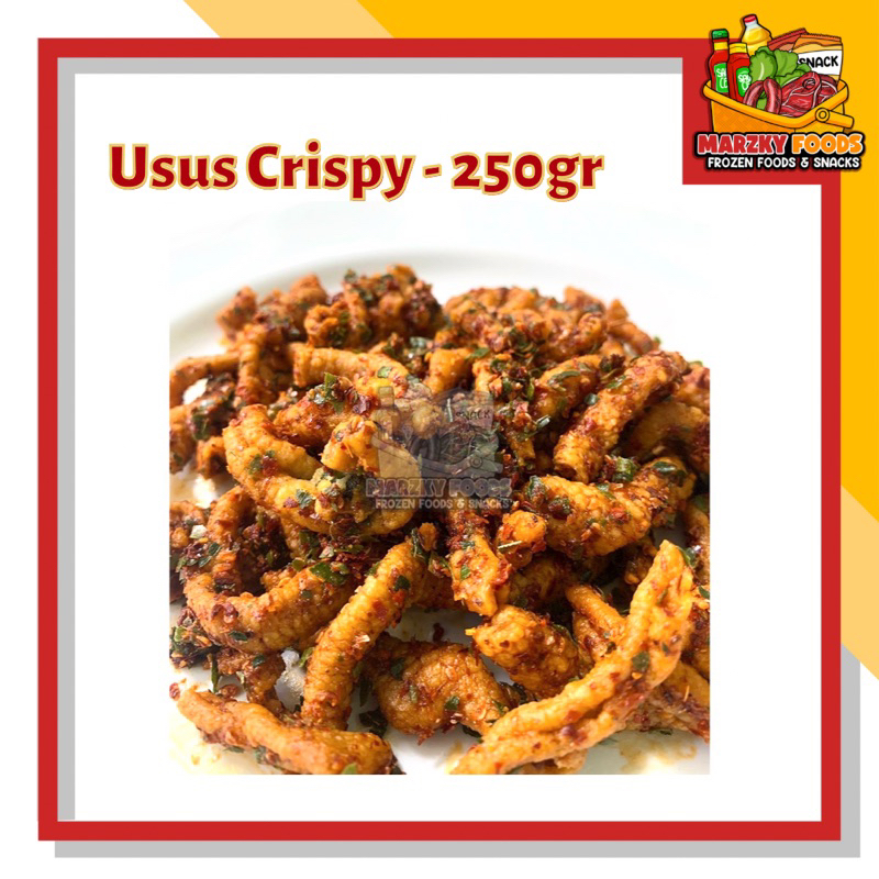 

Usus Crispy 250gr Pedas Daun Jeruk / Asin Krispi