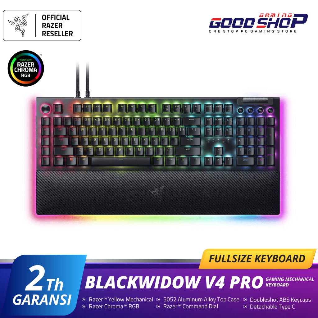 Razer BlackWidow V4 Pro Mechanical Gaming Keyboard