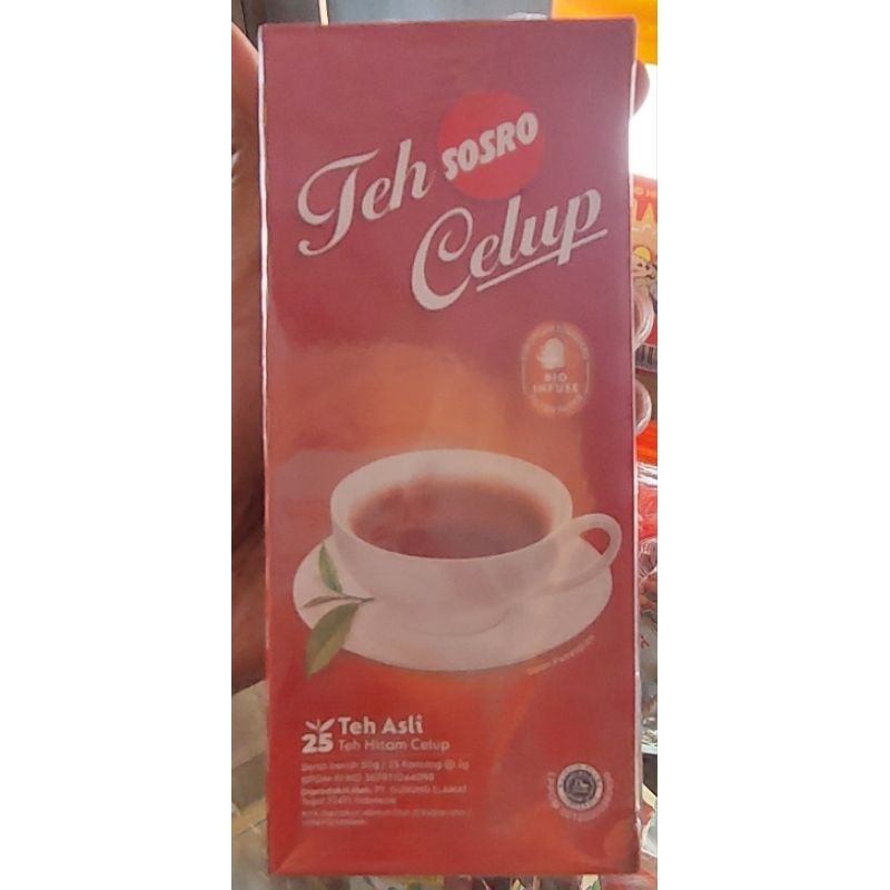 

teh Celup Sosro isi 25pcs