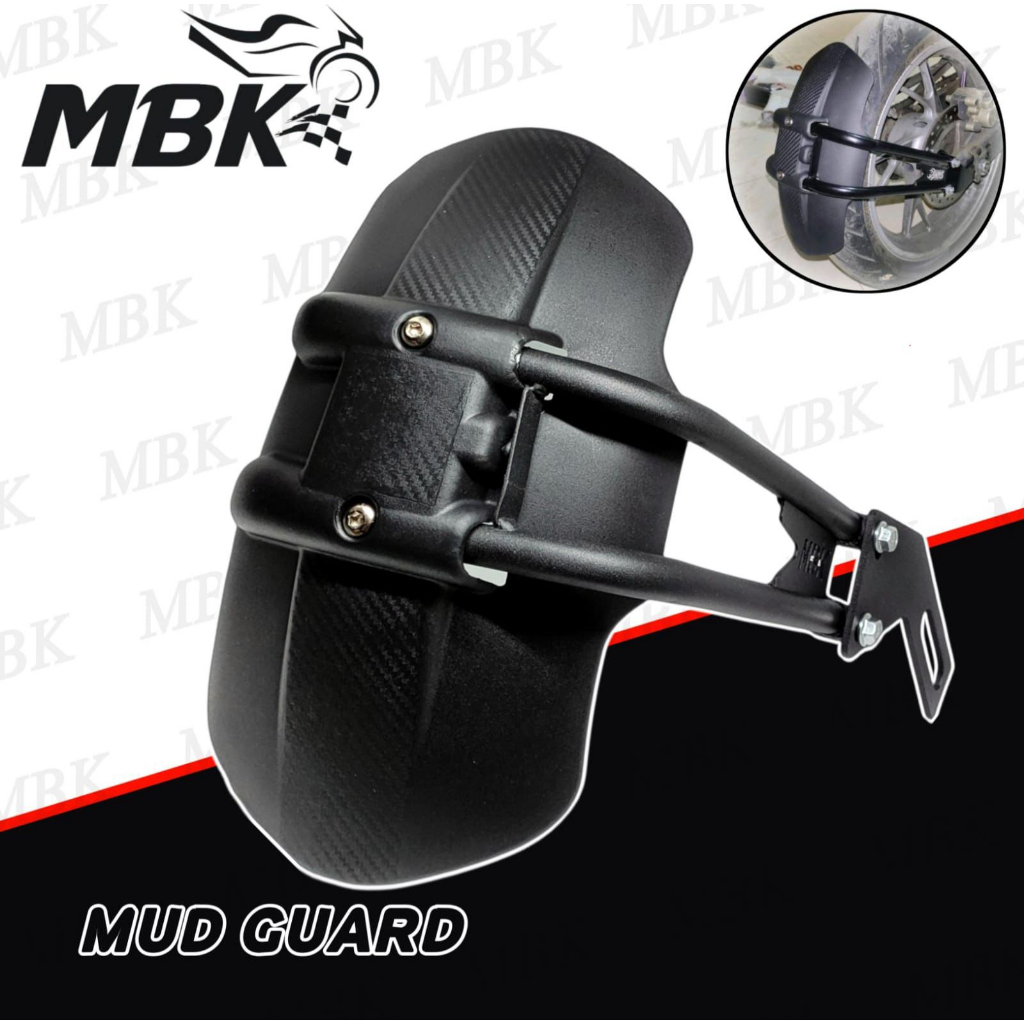 PROMO MUDGUARD MBK KARBON MODEL HMR MUDGUARD SPORT PELINDUNG LUMPUR SPORT KARBON R15 R25 MT15 XABRE VIXION NINJA CBR DLL UNIVERSAL