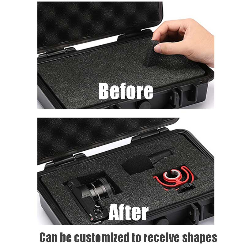 Hardcase Guncase Busa Belah Hard Case Waterproof Shockproof Storage Box Kotak Penyimpanan Kamera Fotografi Anti Air Dengan Spons