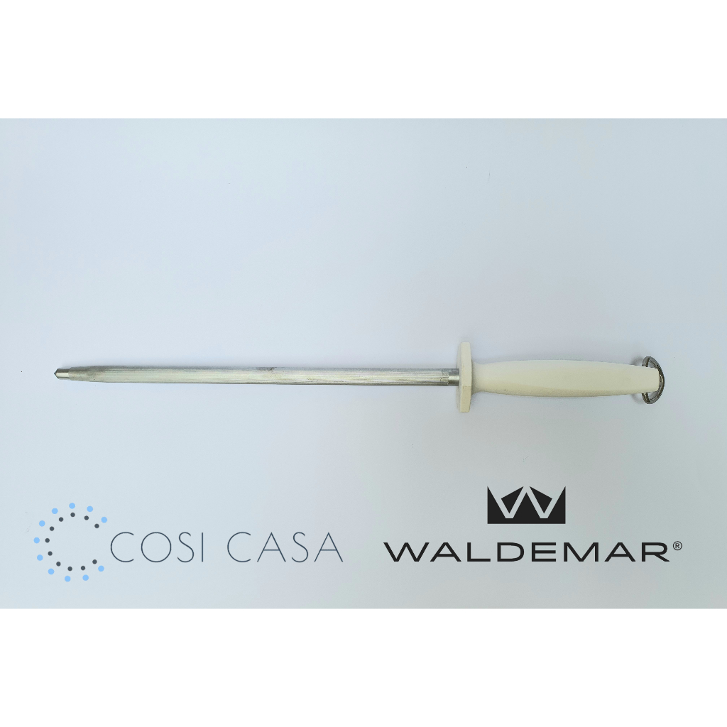 WALDEMAR MAYNOR 12" SHARPENING STEEL WHITE, PP HANDLE, NSF