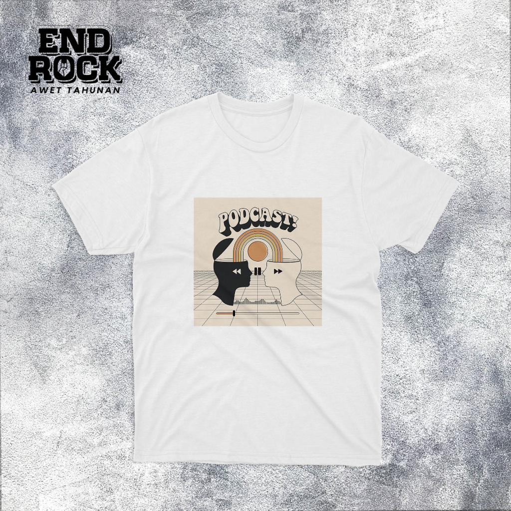 Kaos Distro Original Endrock Tema Podcast DTFS129