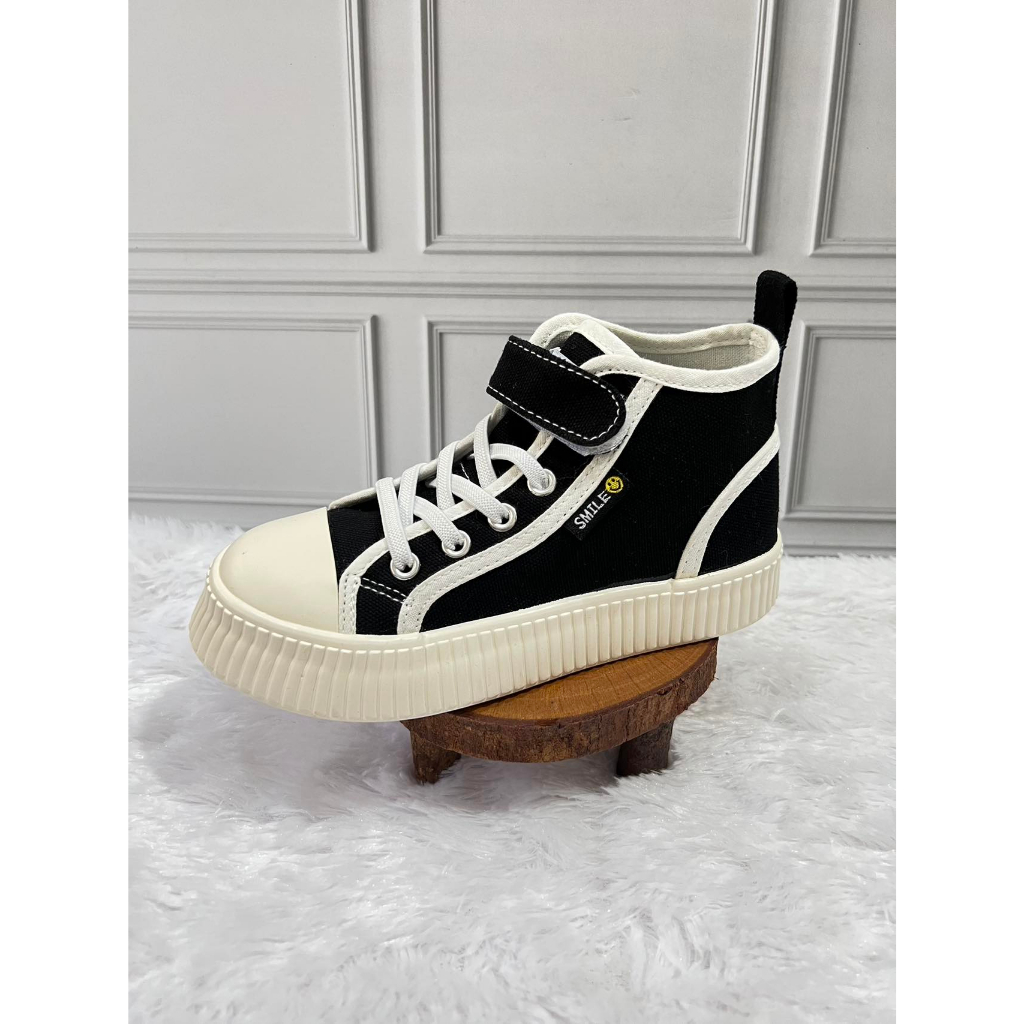 J150 IMPORT Sepatu Anak Import Kids Polos Hak Tebal Korean Style Sneakers Sekolah Anak Laki-Laki Perempuan Ukuran 25-37