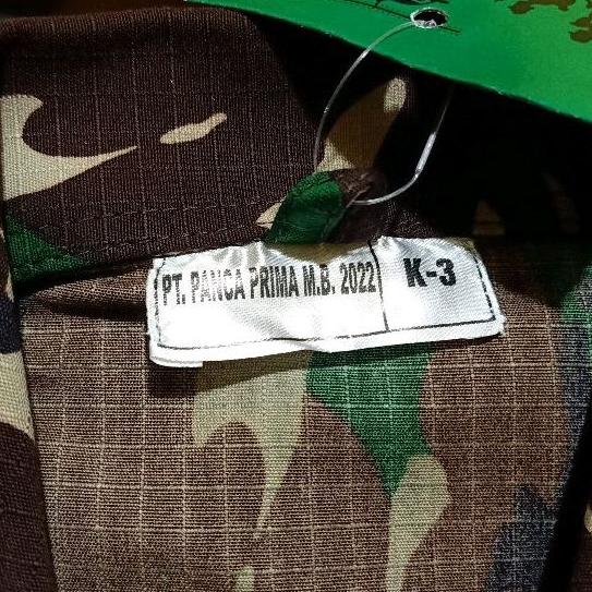 baju pdl TNI pembagian pt panca terbaru