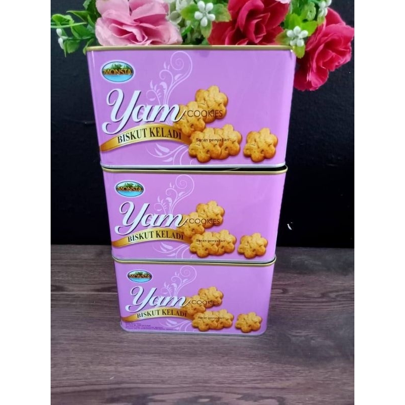 ROTI YAM (Roti Keladi) Roti Malaysia Kue Talas Yam Cookies