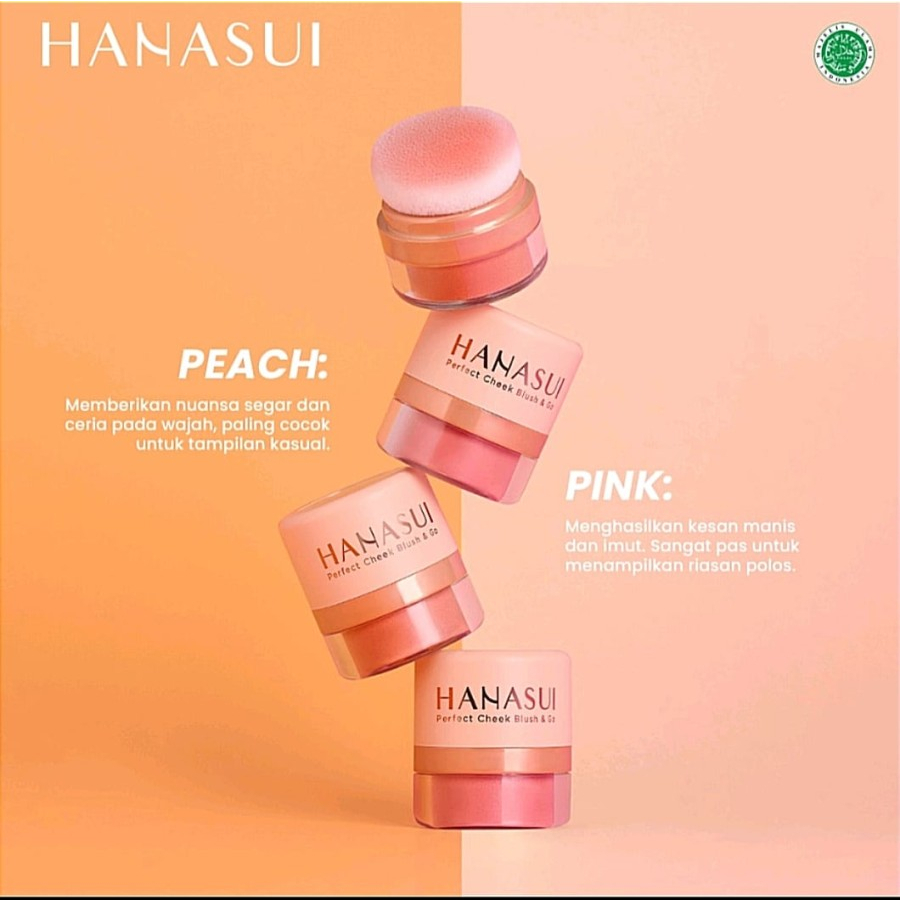 Hanasui Perfect Cheek Blush &amp; Go Powder / Blush On hanasui