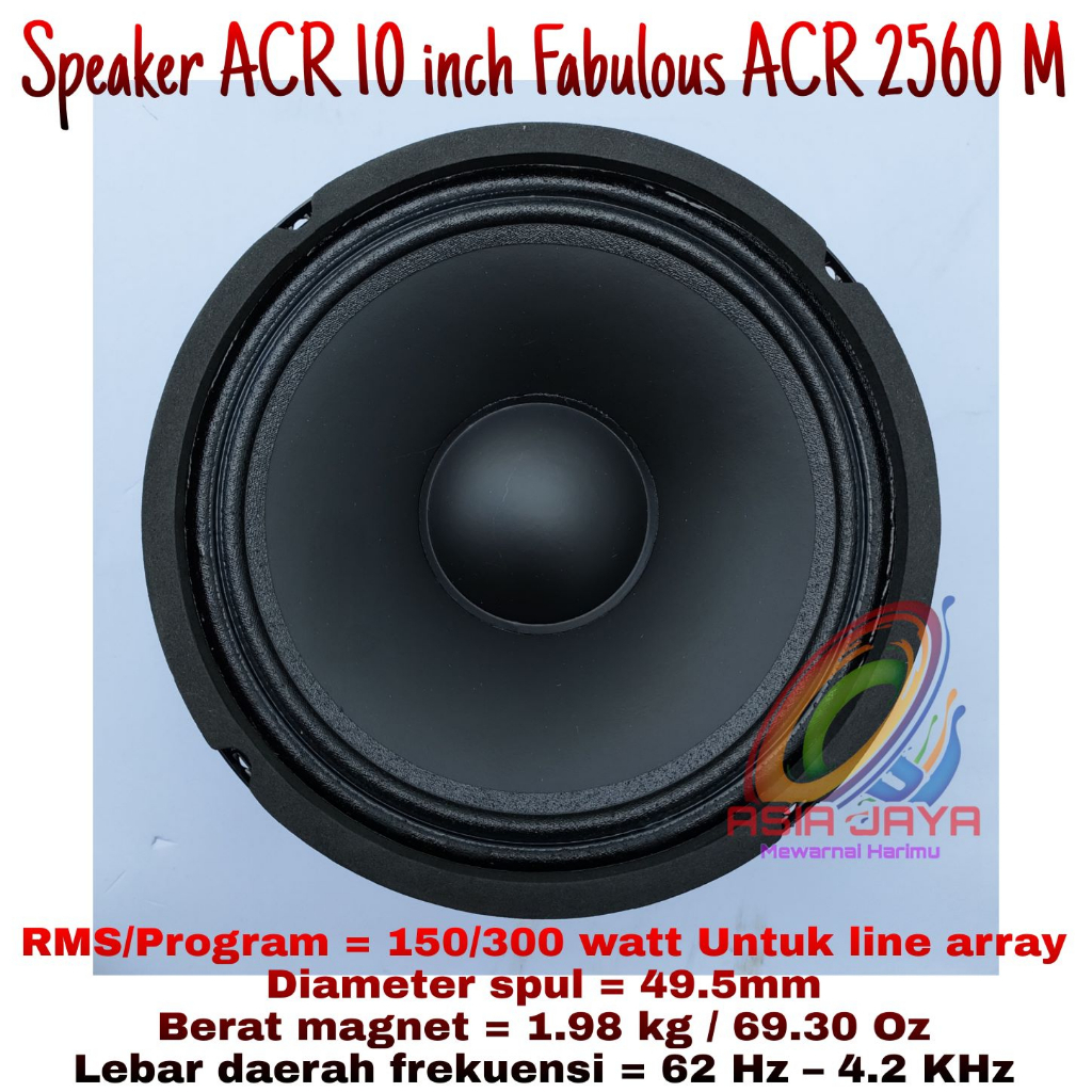 SPEAKER ACR 10 inch ARRAY 2560 M FABULOUS ORI ACR