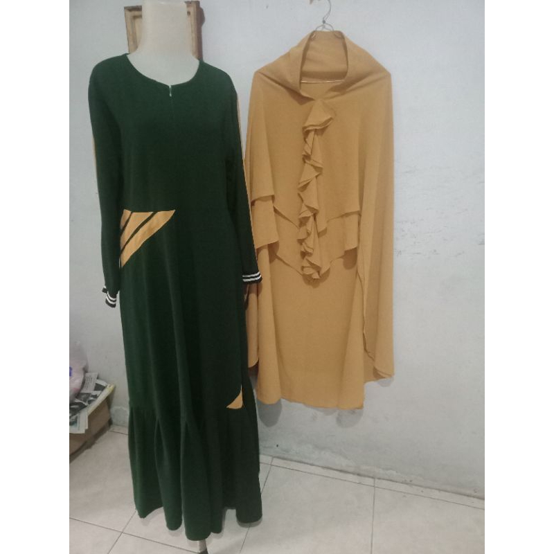 PL set gamis & khimar