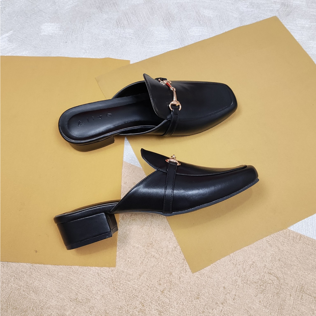 VITASHA - slip on mules VINCA