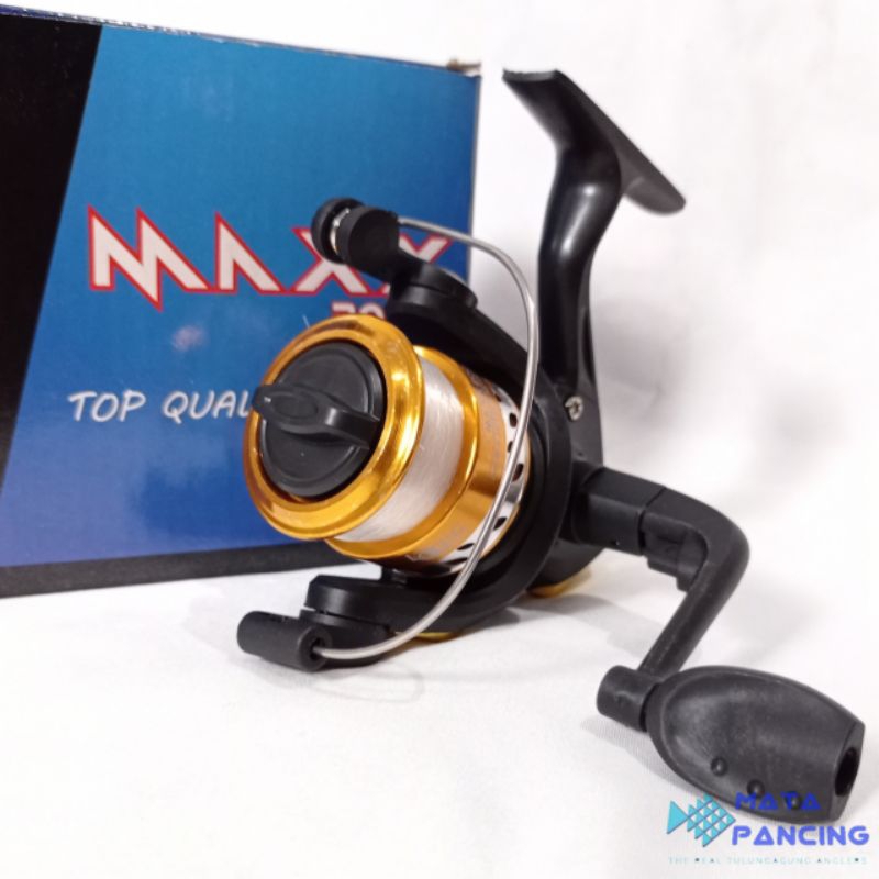 Reel pancing logic maxx 200 spool besi murah aluminium spool