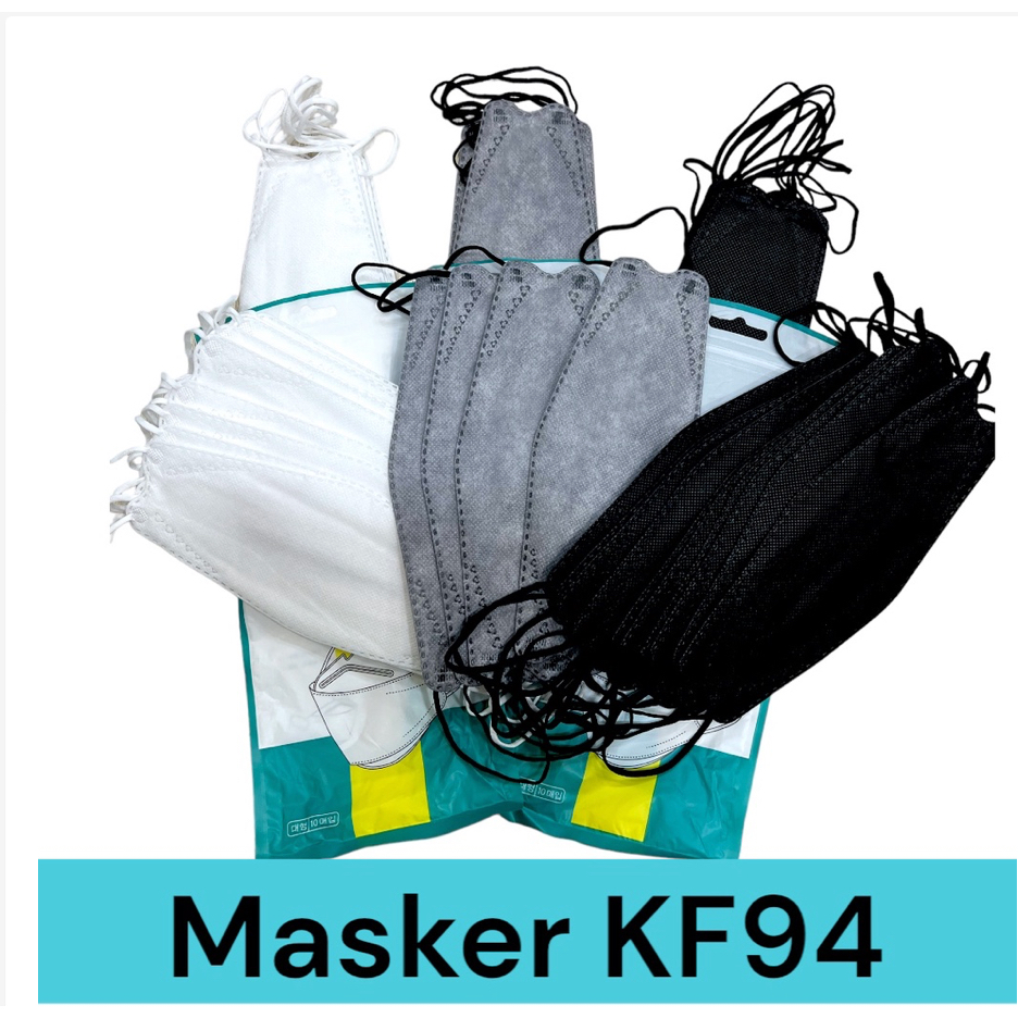 Masker kf94 no brand 3ply isi 10 pcs per bungkus