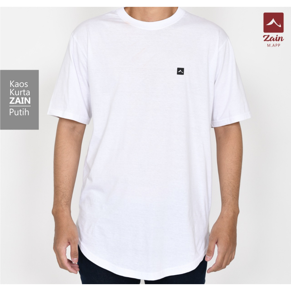 Kaos kurta ZAIN Kancing  - Cotton combed 24s