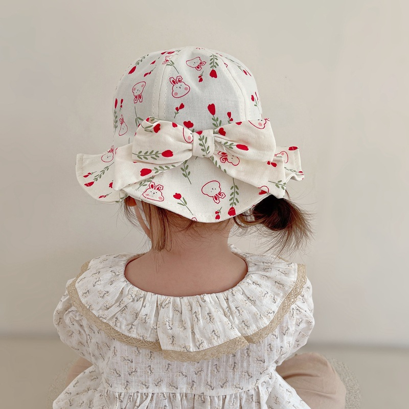 Topi Noni Bayi / Topi Newborn / Topi Anak Perempuan / Baby Hat / Topi Bayi Lucu Halus Lembut Impor