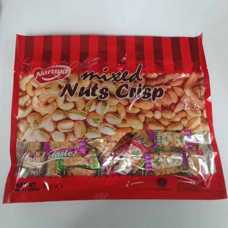 

Mixed Nuts Crisp Naraya 400gr