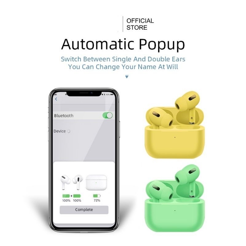 Pro 3 new Headset Bluetooth wireless sport Earphone pro Gen 3 original Bass macaron