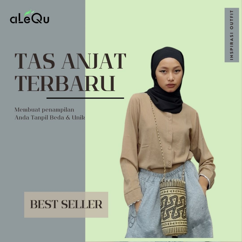 Tas Anjat Rotan Tanpa Furing – Handmade Khas Kalimantan Timur & IKN