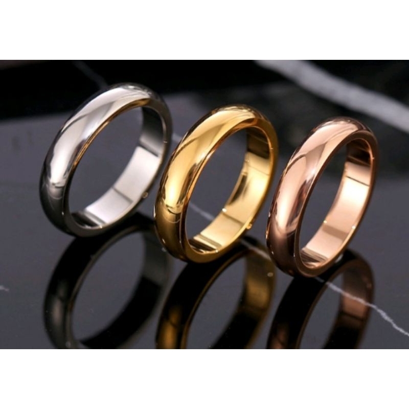 Cincin Kawin Polos Emas Muda kadar 15% HARGA PERBIJI (BERAT PERBIJI 1,4 gram) request kadar dan bera