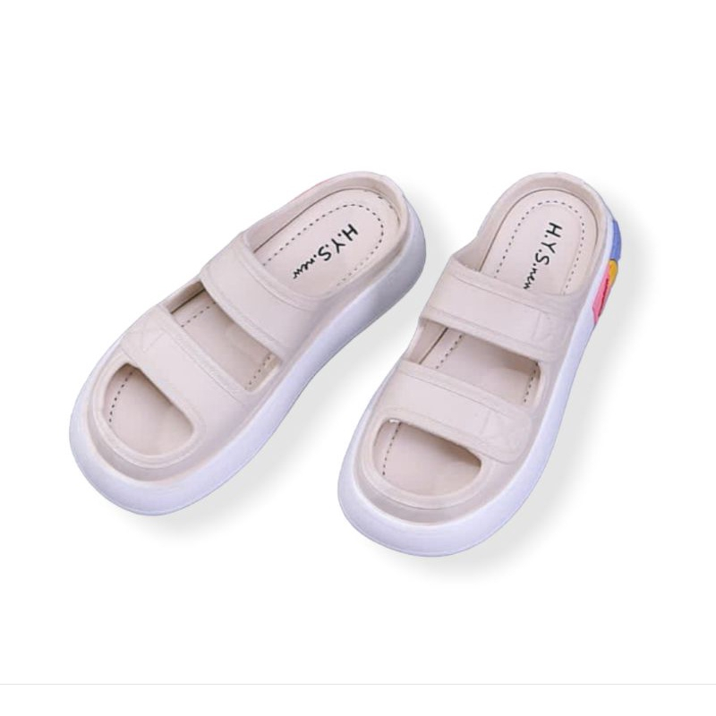 Sandal Anak Perempuan Jelly / Sandal selop wanita import ban dua kekinian / Sandal wedges selop Terbaru 029-2t