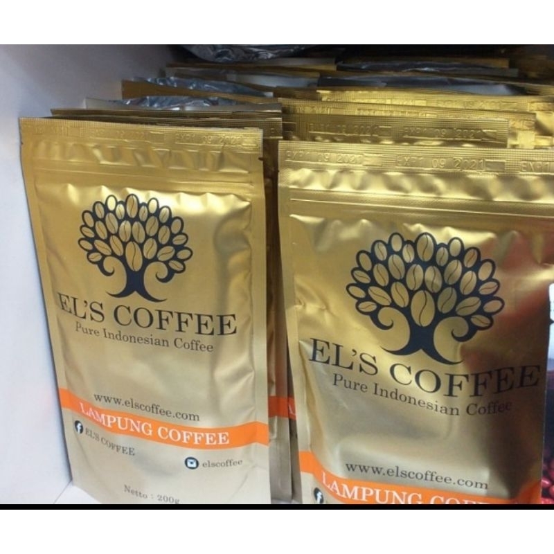 

kopi bubuk el'coffee gold 200gr,kopi spesial lampung EL'COFFEE GOLD LAMPUNG