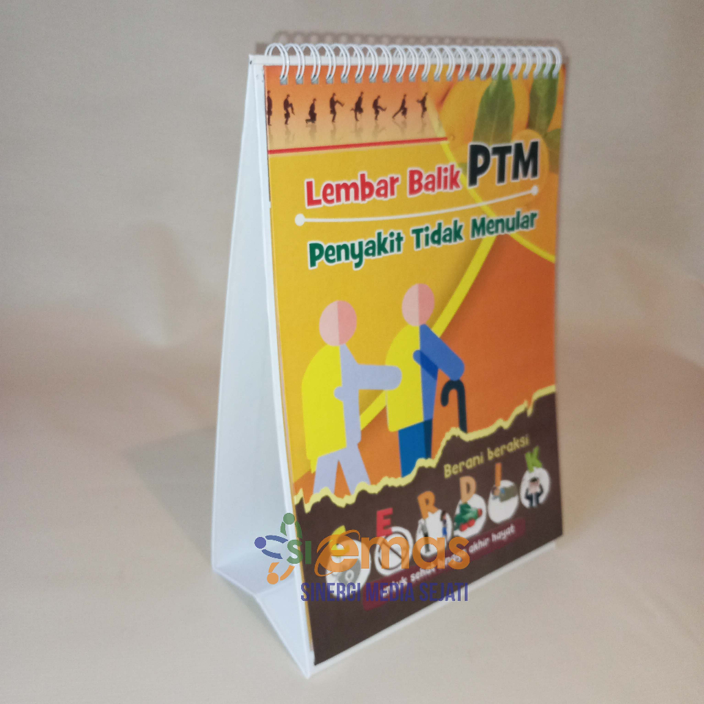 Lembar Balik Edukasi Kesehatan - Lembar Balik Penyakit Tidak Menular | Lembar Balik PTM