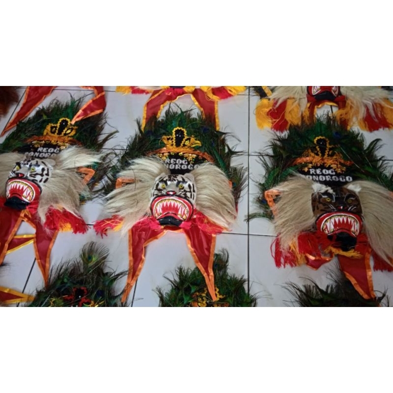 Reog anak reog hiasan dinding miniatur reog topeng reog mini topeng reog asli