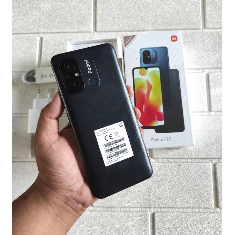 Second Xiami Redmi 12C 4/128 RAM 5GB ROM 128GB GARANSI RESMI