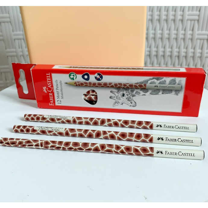 

PENSIL FABER CASTELL 2B MOTIF JERAPAH LUCU