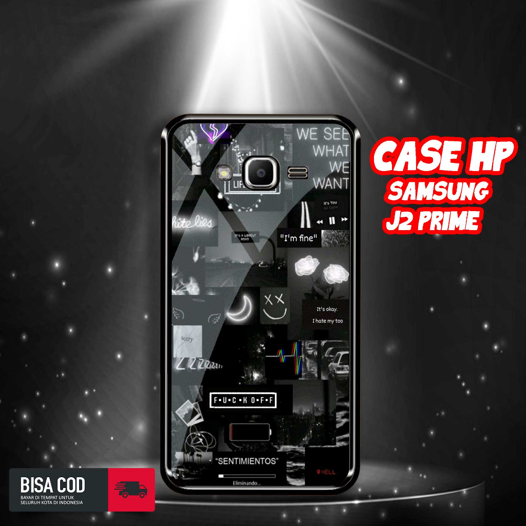 Case Samsung J2 Prime Motif [AEST1] Casing Samsung J2 Prime TERBARU Hardcase Glossy Kilau 2D Case Hp