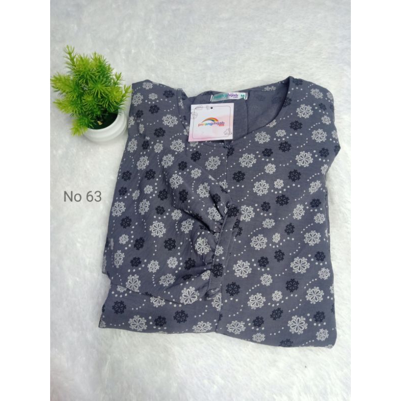 GAMIS LOLYTA NEW BY PELANGI HIJAB BUSUI MOTIF