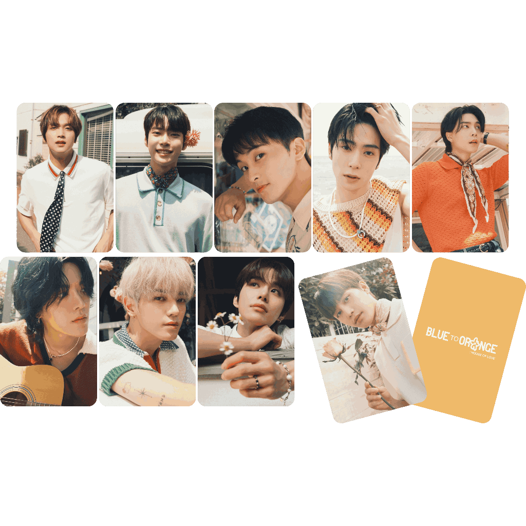 PHOTOCARD NCT 127 BLUE TO ORANGE Kpop Merch Unofficial Ready Stock
