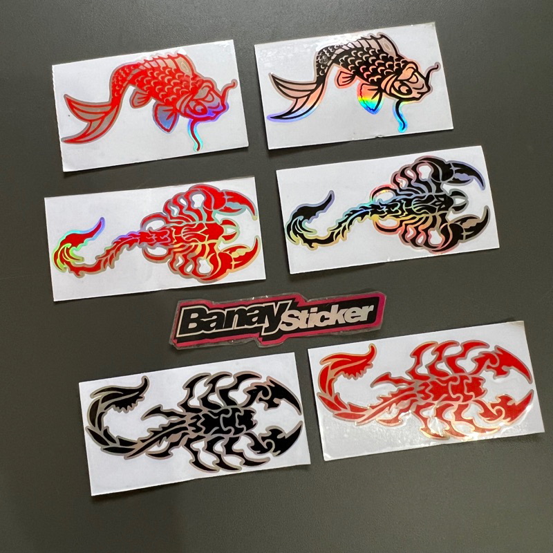 Sticker Stiker KOI KALAJENGKING Cutting